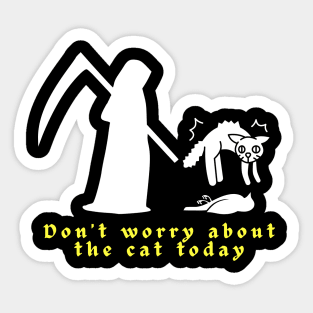 death bird cat Sticker